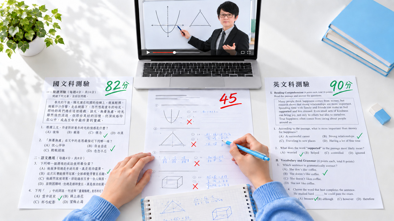 弱科輔助課程特色圖解